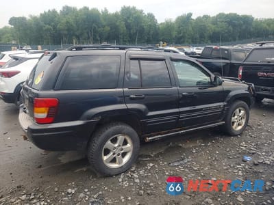 Trzecie zdjęcie samochodu z tyłu: 2003 JEEP GRAND CHEROKEE OVERLAND VIN:1J8GW68J53C555955 - miniatura