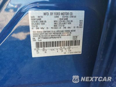 Zdjęcie 12 z 12 samochodu: 2023 FORD MAVERICK XL VIN:3FTTW8E33PRA91675 - miniatura