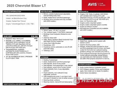 Zdjęcie 13 z 14 samochodu: 2025 CHEVROLET BLAZER 2LT VIN:3GNKBHR42SS215695 - miniatura