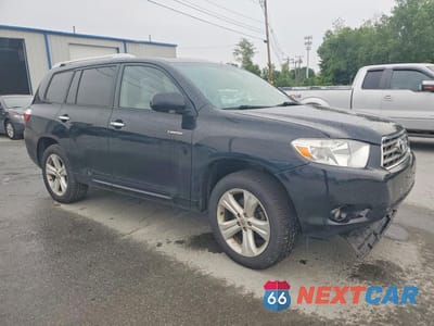 Czwarte zdjęcie samochodu z boku: 2010 TOYOTA HIGHLANDER LIMITED VIN:5TDDK3EH4AS006555 - miniatura