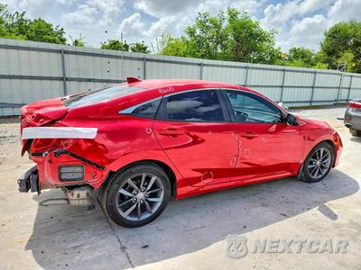 Trzecie zdjęcie samochodu z tyłu: 2020 HONDA CIVIC EX VIN:2HGFC1F32LH682695 - miniatura