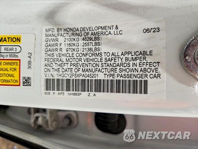 Zdjęcie 12 z 12 samochodu: 2023 HONDA ACCORD HYBRID SPORT VIN:1HGCY2F5XPA045201 - miniatura