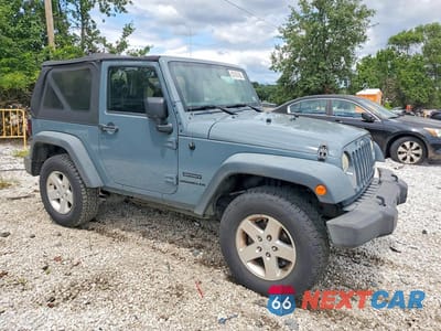 Czwarte zdjęcie samochodu z boku: 2014 JEEP WRANGLER SPORT VIN:1C4AJWAG4EL107087 - miniatura