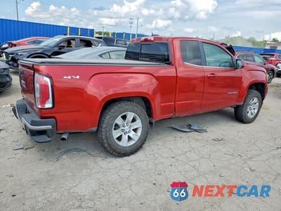 Trzecie zdjęcie samochodu z tyłu: 2016 GMC CANYON SLE VIN:1GTH6CE35G1197130 - miniatura