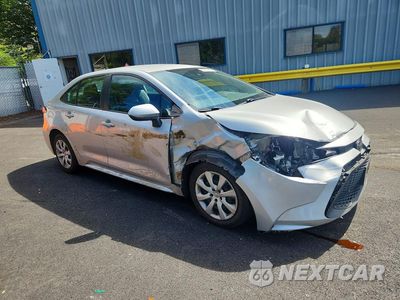 Czwarte zdjęcie samochodu z boku: 2021 TOYOTA COROLLA LE VIN:5YFEPMAE5MP196693 - miniatura