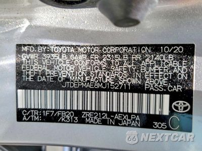 Zdjęcie 13 z 13 samochodu: 2021 TOYOTA COROLLA LE VIN:JTDEPMAE8MJ152711 - miniatura