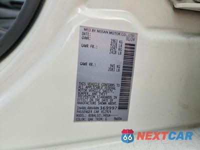 Zdjęcie 12 z 12 samochodu: 2024 NISSAN ALTIMA S VIN:1N4BL4BV4RN369997 - miniatura