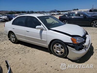 Czwarte zdjęcie samochodu z boku: 2003 HONDA CIVIC HYBRID VIN:JHMES96633S017026 - miniatura