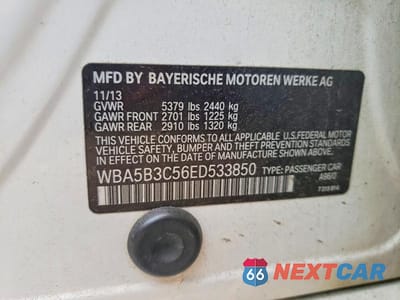 Zdjęcie 12 z 12 samochodu: 2014 BMW 535 XI VIN:WBA5B3C56ED533850 - miniatura