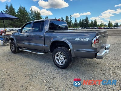 Drugie zdjęcie samochodu z przodu: 2004 DODGE DAKOTA QUAD SLT VIN:1D7HG48N64S718366 - miniatura