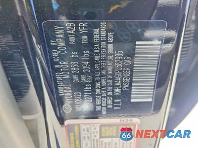 Zdjęcie 12 z 12 samochodu: 2023 HYUNDAI ELANTRA SEL VIN:KMHLM4AGXPU582935 - miniatura