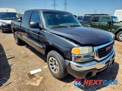 Czwarte zdjęcie samochodu z boku: 2003 GMC NEW SIERRA K1500 VIN:1GTEK19T23E254285 - miniatura