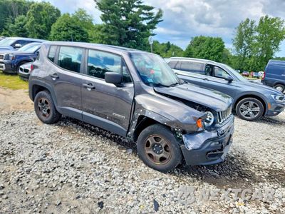 Czwarte zdjęcie samochodu z boku: 2018 JEEP RENEGADE SPORT VIN:ZACCJBAB2JPJ56099 - miniatura