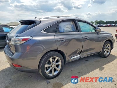 Trzecie zdjęcie samochodu z tyłu: 2012 LEXUS RX 350 VIN:2T2BK1BA1CC139770 - miniatura