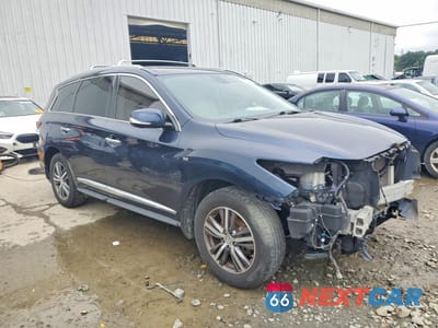 Czwarte zdjęcie samochodu z boku: 2018 INFINITI QX60 BASE VIN:5N1DL0MM3JC504768 - miniatura