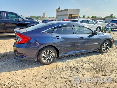 Trzecie zdjęcie samochodu z tyłu: 2017 HONDA CIVIC EX VIN:19XFC2F75HE002699 - miniatura