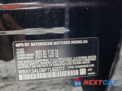 Zdjęcie 12 z 12 samochodu: 2023 BMW M235XI VIN:WBA13AL08P7L82077 - miniatura