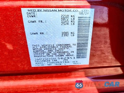 Zdjęcie 13 z 13 samochodu: 2025 NISSAN LEAF SV PLUS VIN:1N4CZ1CV1SC562951 - miniatura