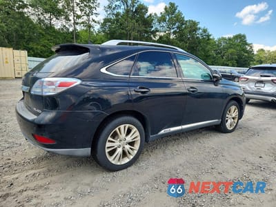 Trzecie zdjęcie samochodu z tyłu: 2012 LEXUS RX 450H VIN:JTJBC1BA3C2433409 - miniatura