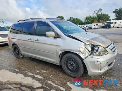 Czwarte zdjęcie samochodu z boku: 2007 HONDA ODYSSEY TOURING VIN:5FNRL38887B079696 - miniatura