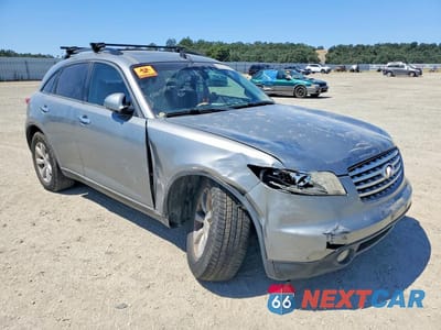 Czwarte zdjęcie samochodu z boku: 2005 INFINITI FX35 BASE VIN:JNRAS08W85X213672 - miniatura