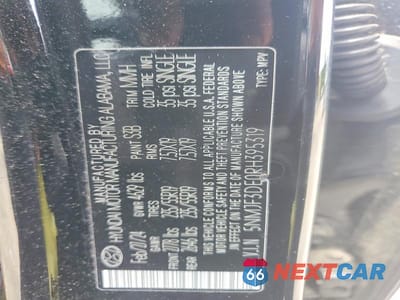 Zdjęcie 12 z 12 samochodu: 2024 HYUNDAI TUCSON SEL VIN:5NMJF3DE0RH395319 - miniatura