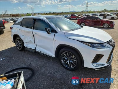 Czwarte zdjęcie samochodu z boku: 2022 LEXUS RX 450H F SPORT VIN:2T2YGMDA4NC085197 - miniatura