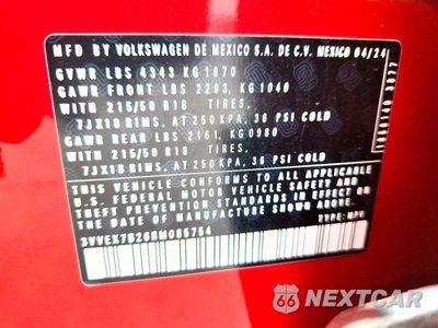 Zdjęcie 12 z 12 samochodu: 2024 VOLKSWAGEN TAOS SE VIN:3VVEX7B26RM085754 - miniatura