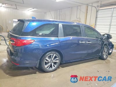 Trzecie zdjęcie samochodu z tyłu: 2023 HONDA ODYSSEY TOURING VIN:5FNRL6H88PB018530 - miniatura