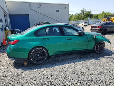 Trzecie zdjęcie samochodu z tyłu: 2021 BMW M3 COMPETITION VIN:WBS33AY01MFL02102 - miniatura