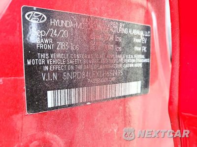Zdjęcie 12 z 12 samochodu: 2020 HYUNDAI ELANTRA SEL VIN:5NPD84LFXLH632495 - miniatura
