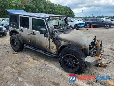 Czwarte zdjęcie samochodu z boku: 2008 JEEP WRANGLER UNLIMITED RUBICON VIN:1J8GA69178L601211 - miniatura