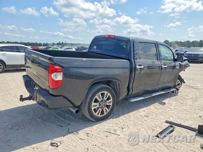 Trzecie zdjęcie samochodu z tyłu: 2019 TOYOTA TUNDRA PLATINUM VIN:5TFAY5F19KX841822 - miniatura