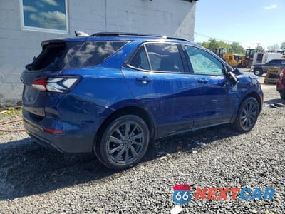 Trzecie zdjęcie samochodu z tyłu: 2023 CHEVROLET EQUINOX RS VIN:3GNAXWEG8PL179417 - miniatura