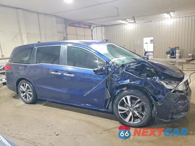 Czwarte zdjęcie samochodu z boku: 2023 HONDA ODYSSEY TOURING VIN:5FNRL6H88PB018530 - miniatura