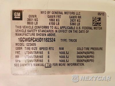 Zdjęcie 13 z 13 samochodu: 2013 CHEVROLET EXPRESS G2500 VIN:1GCWGFCA5D1182324 - miniatura