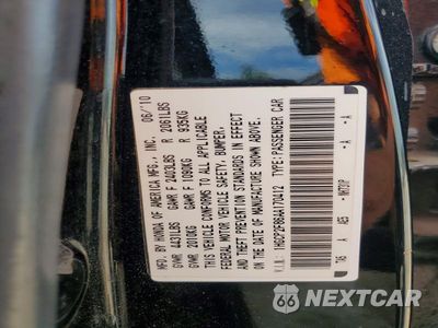 Zdjęcie 12 z 12 samochodu: 2010 HONDA ACCORD EXL VIN:1HGCP2F86AA170412 - miniatura