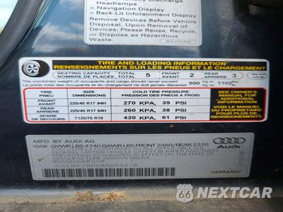 Zdjęcie 12 z 12 samochodu: 2009 AUDI A3 2.0T QUATTRO VIN:WAUKF78P59A049278 - miniatura