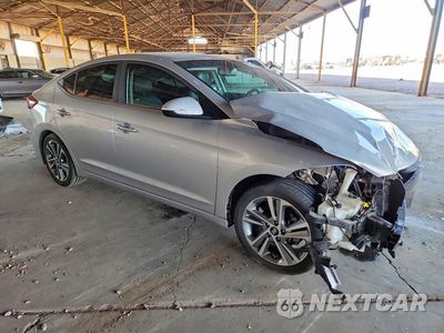 Czwarte zdjęcie samochodu z boku: 2018 HYUNDAI ELANTRA LIMITED VIN:KMHD84LF4JU501979 - miniatura