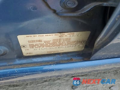 Zdjęcie 12 z 12 samochodu: 2007 SUBARU IMPREZA 2.5I VIN:JF1GD61637H510482 - miniatura