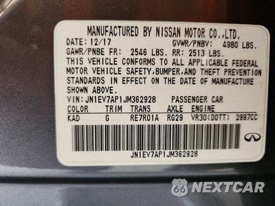 Zdjęcie 13 z 13 samochodu: 2018 INFINITI Q50 3.0T LUXE VIN:JN1EV7AP1JM362928 - miniatura
