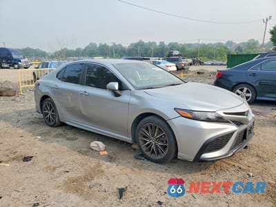 Czwarte zdjęcie samochodu z boku: 2022 TOYOTA CAMRY SE VIN:4T1G11AK9NU711547 - miniatura