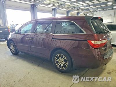 Drugie zdjęcie samochodu z przodu: 2011 HONDA ODYSSEY EXL VIN:5FNRL5H65BB055665 - miniatura