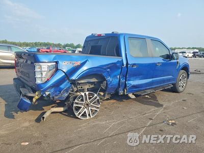 Trzecie zdjęcie samochodu z tyłu: 2022 FORD F150 SUPERCREW VIN:1FTFW1E81NKF14500 - miniatura