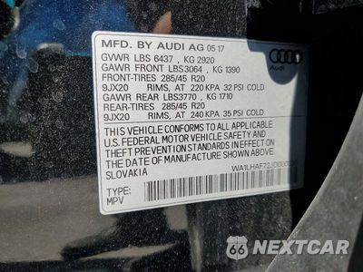 Zdjęcie 13 z 13 samochodu: 2018 AUDI Q7 PREMIUM PLUS VIN:WA1LHAF72JD000330 - miniatura