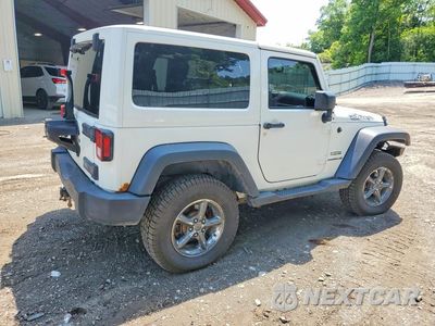 Trzecie zdjęcie samochodu z tyłu: 2015 JEEP WRANGLER SPORT VIN:1C4AJWAGXFL529916 - miniatura