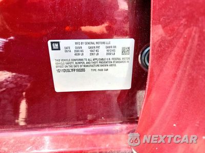 Zdjęcie 12 z 12 samochodu: 2015 CHEVROLET MALIBU 2LT VIN:1G11D5SL7FF180265 - miniatura