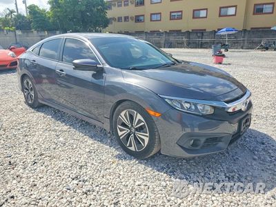 Czwarte zdjęcie samochodu z boku: 2016 HONDA CIVIC EX VIN:19XFC1F33GE003727 - miniatura