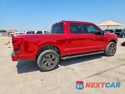 Trzecie zdjęcie samochodu z tyłu: 2022 FORD F150 LIGHTNING PRO VIN:1FT6W1EV0NWG02999 - miniatura
