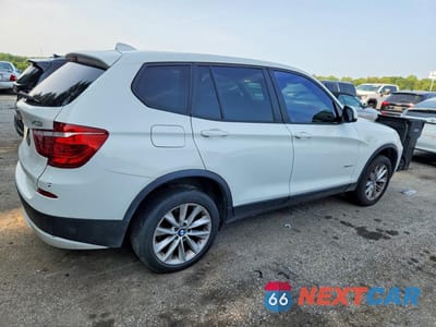 Trzecie zdjęcie samochodu z tyłu: 2014 BMW X3 XDRIVE28I VIN:5UXWX9C54E0D43582 - miniatura